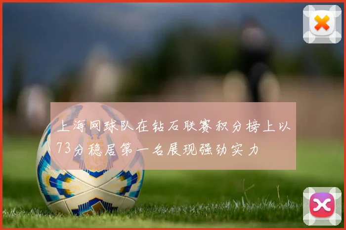 上海网球队在钻石联赛积分榜上以73分稳居第一名展现强劲实力